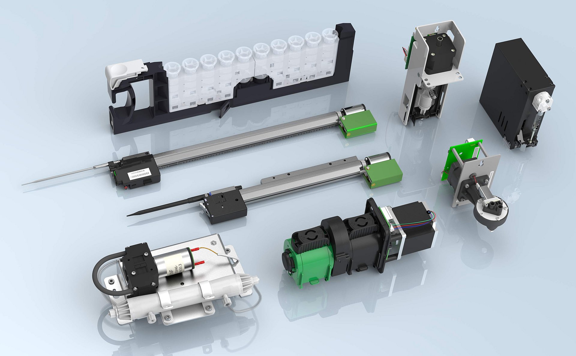 Overview of all current modules offered by STRATEC