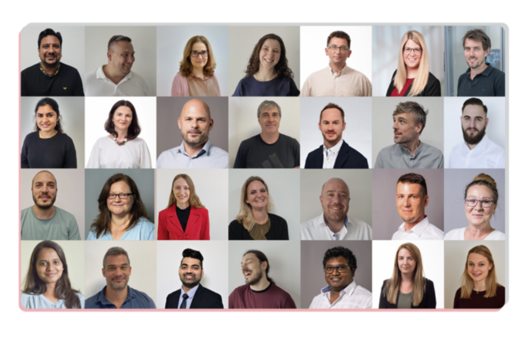 Portrait collection of STRATEC employees