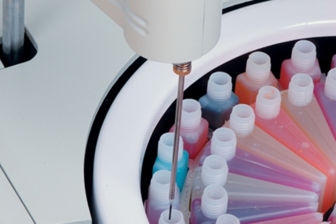 Clinical chemistry reagents in an analyzer system