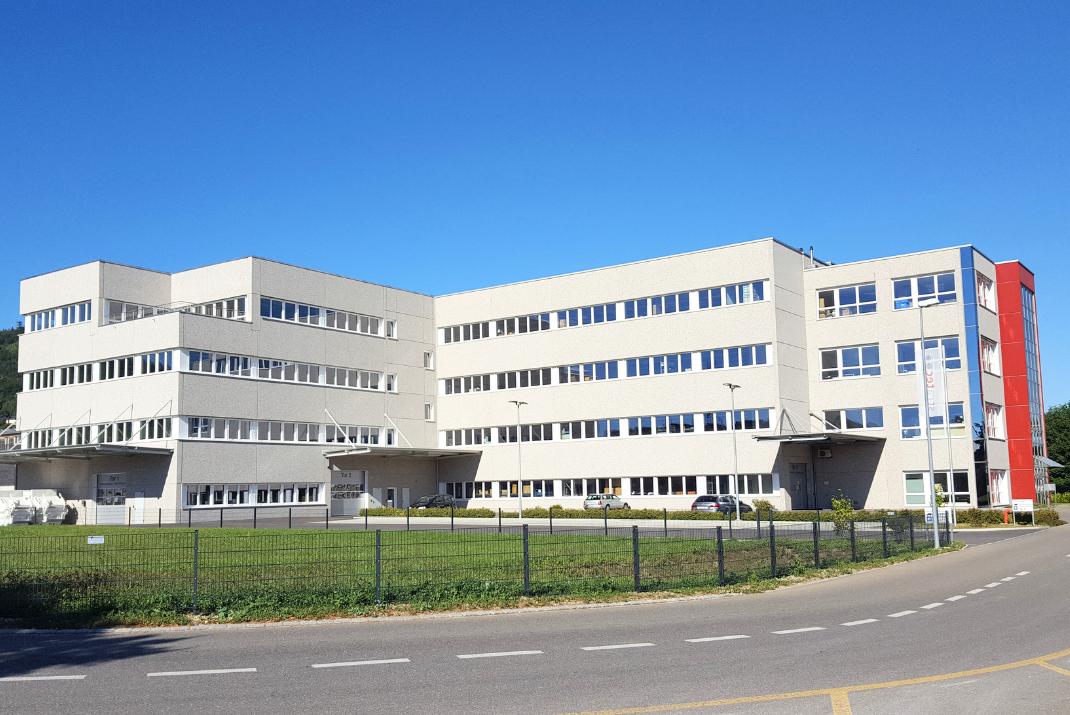 Outside view of STRATEC site in Beringen, Switzerland