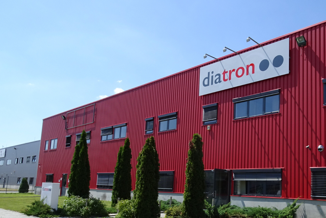 Outside view of the STRATEC subsidiary Diatron in Hungary