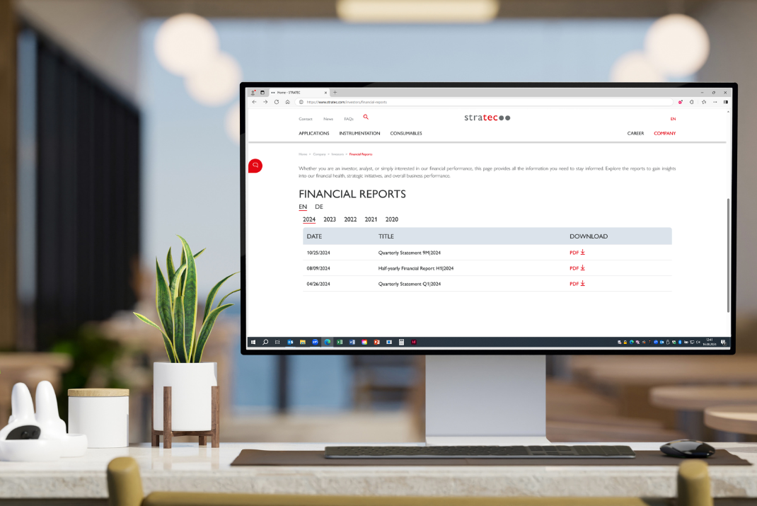 Financial Reports of STRATEC SE